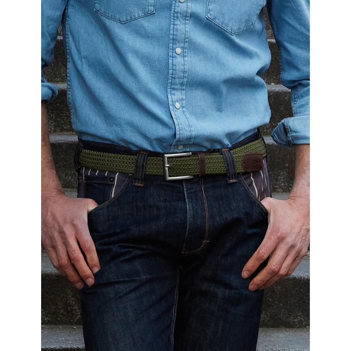 Vertical L’accessoire Ceinture Tressée Kaki H/F