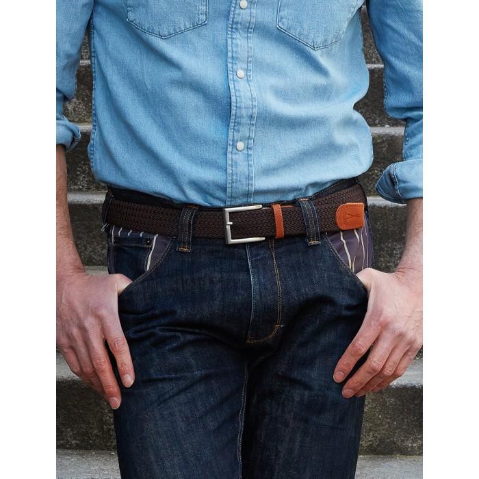 Vertical L’accessoire Ceinture Tressée Marron H/F