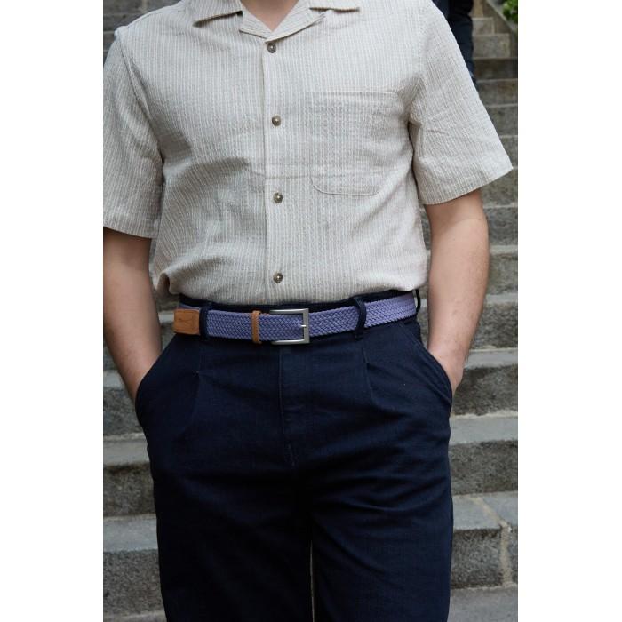 Vertical L’accessoire Ceinture Tressée Mauve H/F