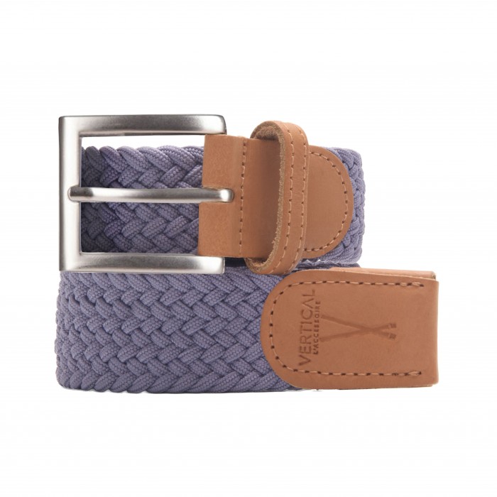 vertical l’accessoire Ceinture tressée Mauve H/F