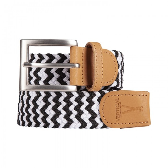 vertical l’accessoire Ceinture tressée noir blanc