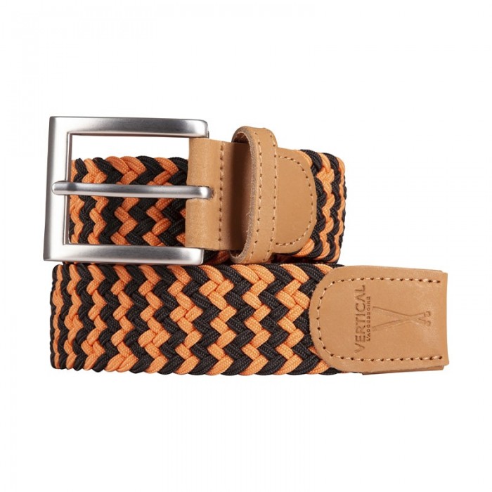 vertical l’accessoire Ceinture tressée noir orange