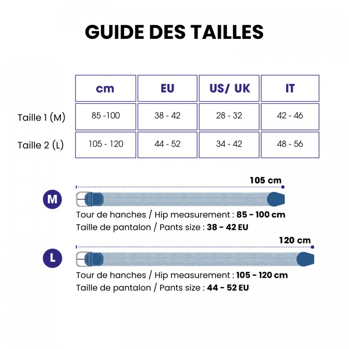 Vertical L’accessoire Ceinture Tressée Noire