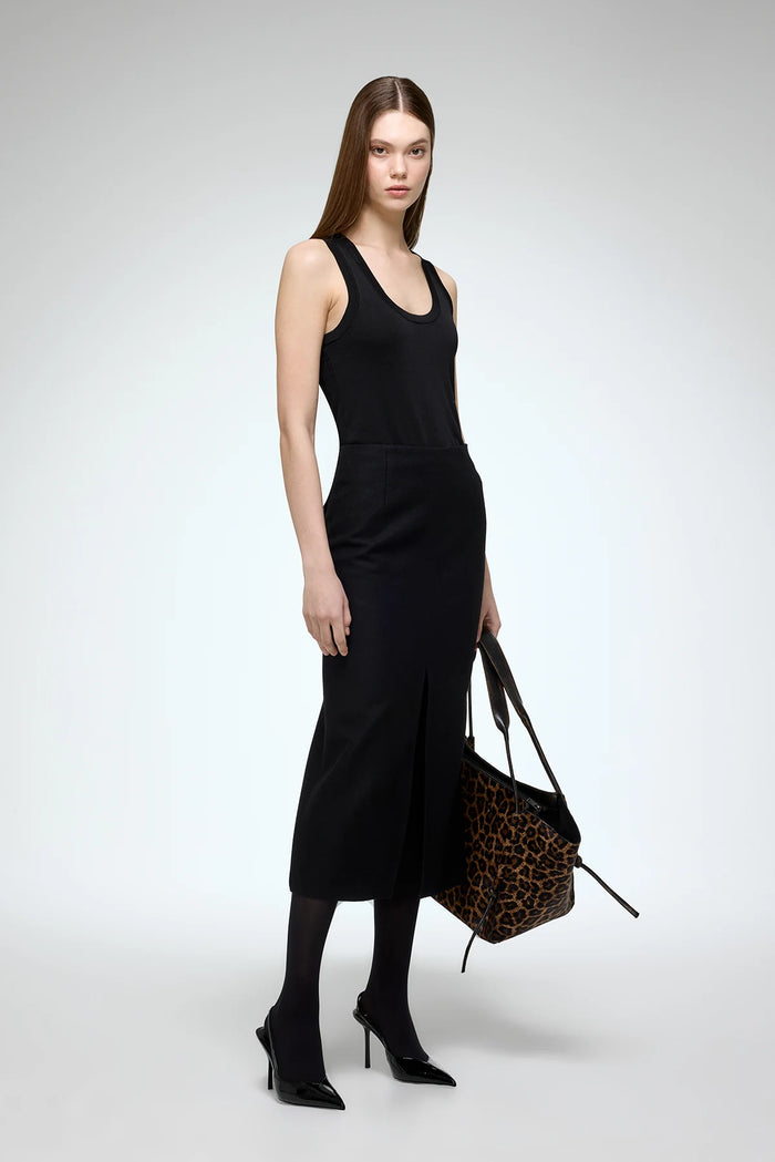 Vespucci By Vsp Alicia - Jupe En Laine Noire