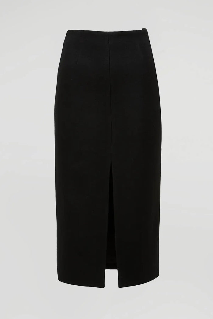 Vespucci By Vsp Alicia - Jupe En Laine Noire