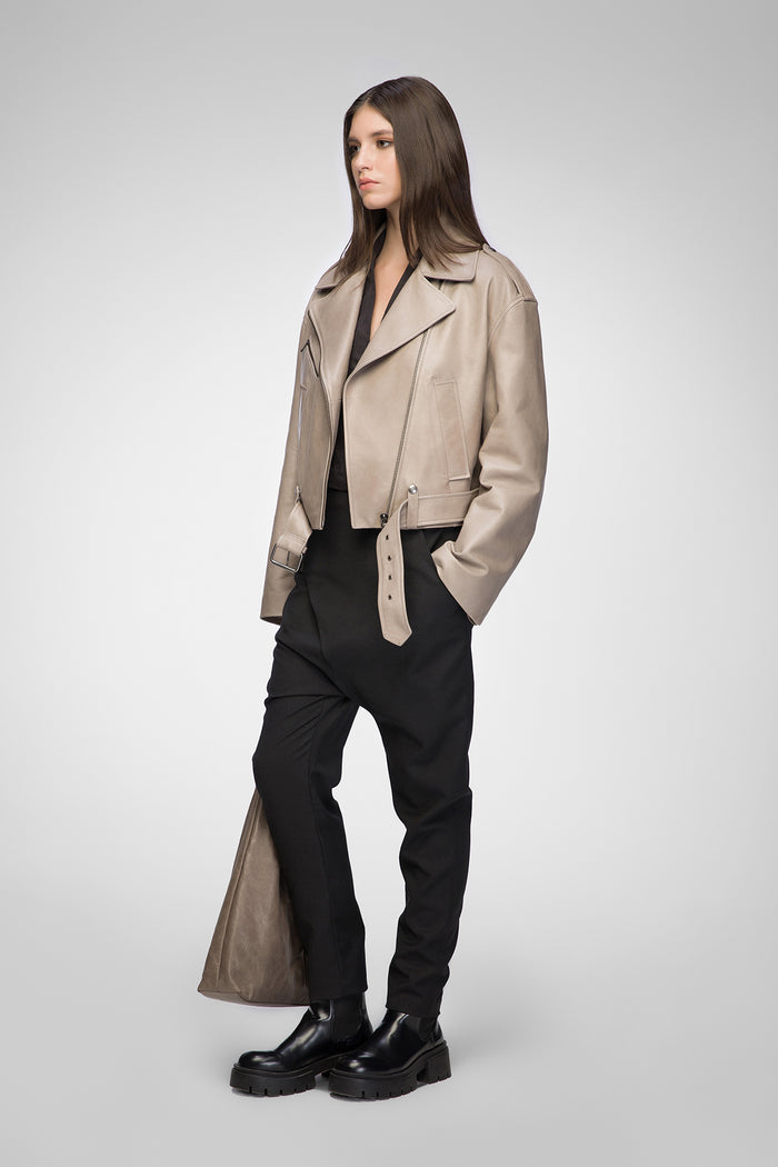 Vespucci By Vsp Anya - Veste En Cuir Niobe