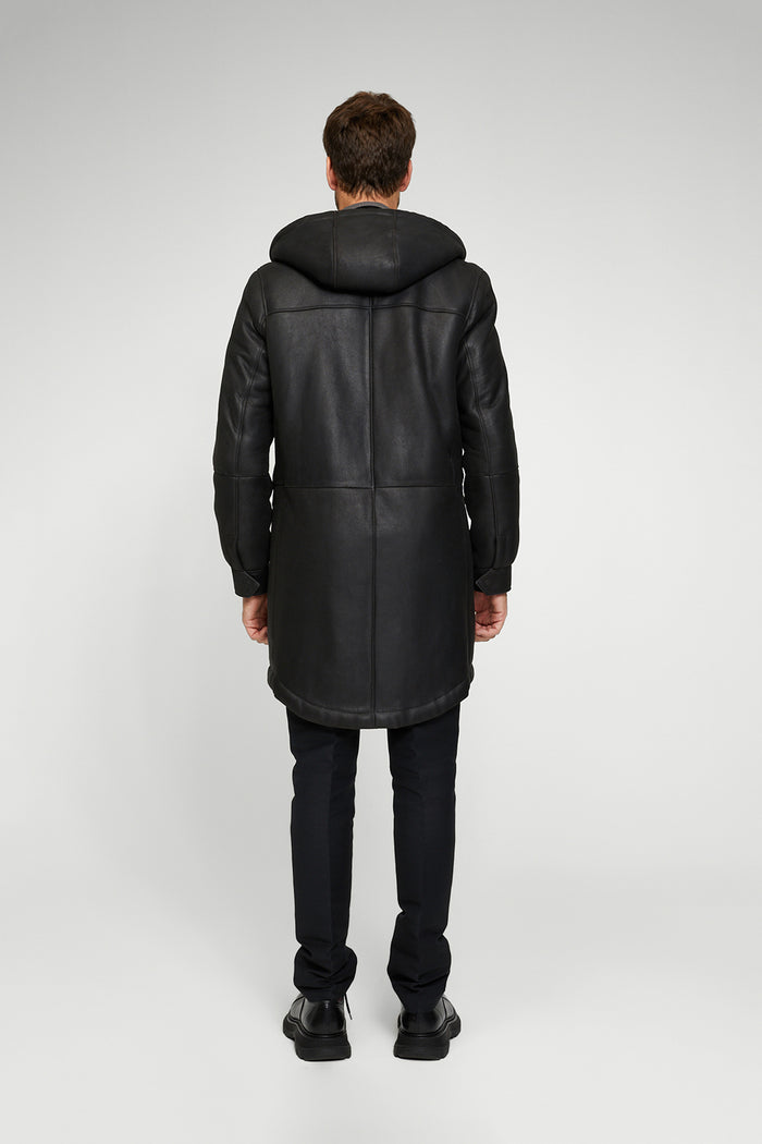 Vespucci By Vsp Bradley - Manteau En Peau Lainée