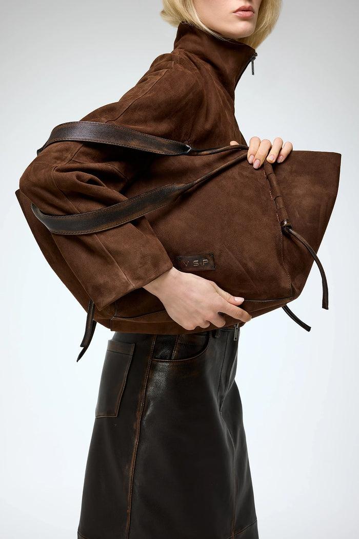Vespucci By Vsp Carol - Tobacco Leather Bag