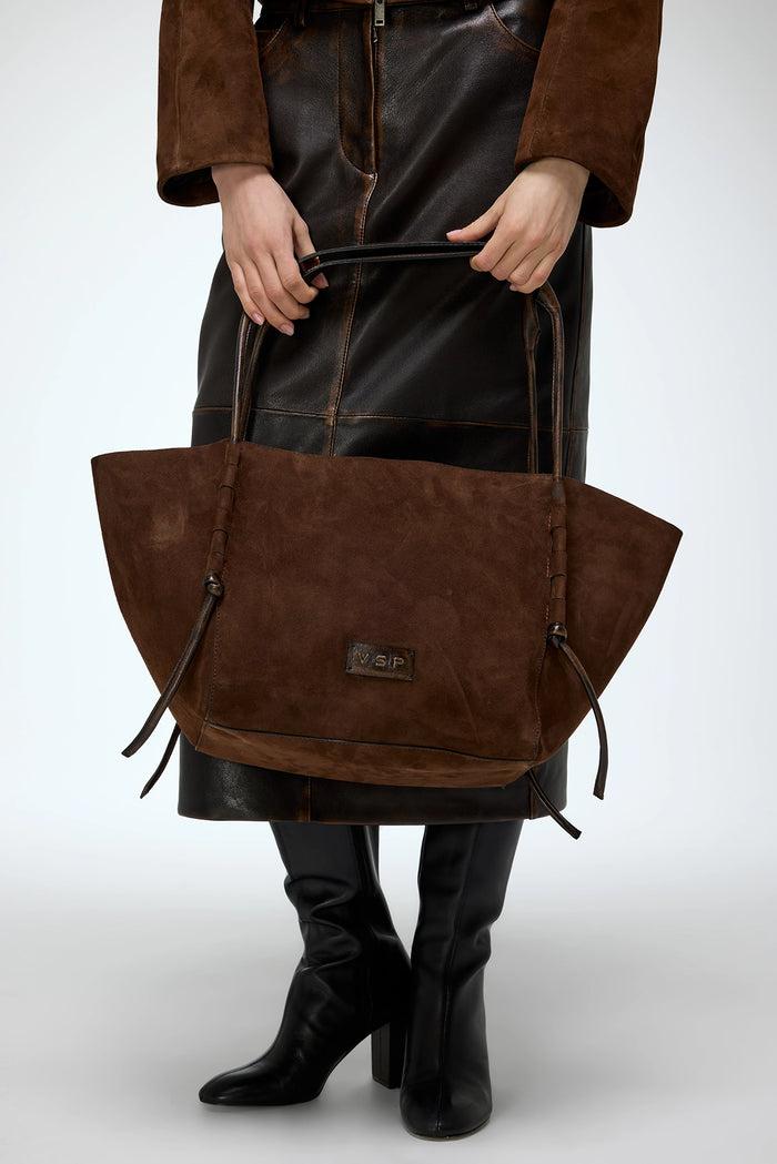 Vespucci By Vsp Carol - Tobacco Leather Bag