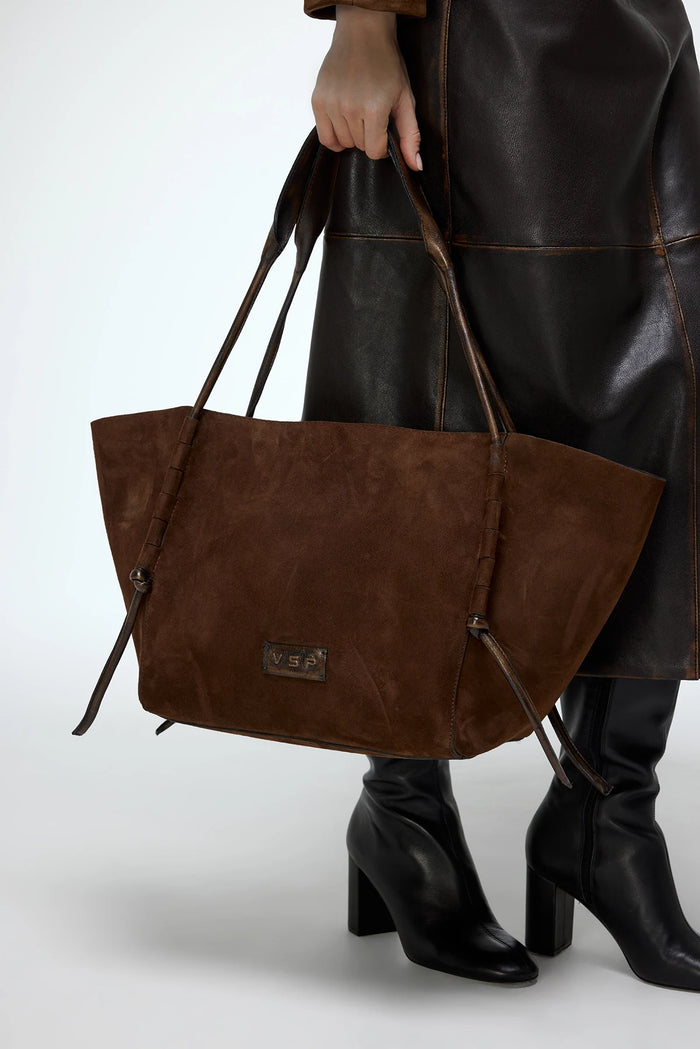 Vespucci By Vsp Carol - Tobacco Leather Bag