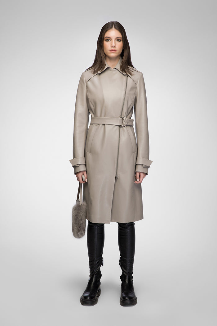 Vespucci By Vsp Catalina - Manteau En Cuir Niobe