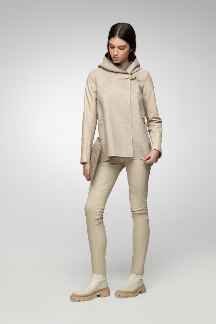 vespucci by vsp Cloudy - Veste Latte en laine