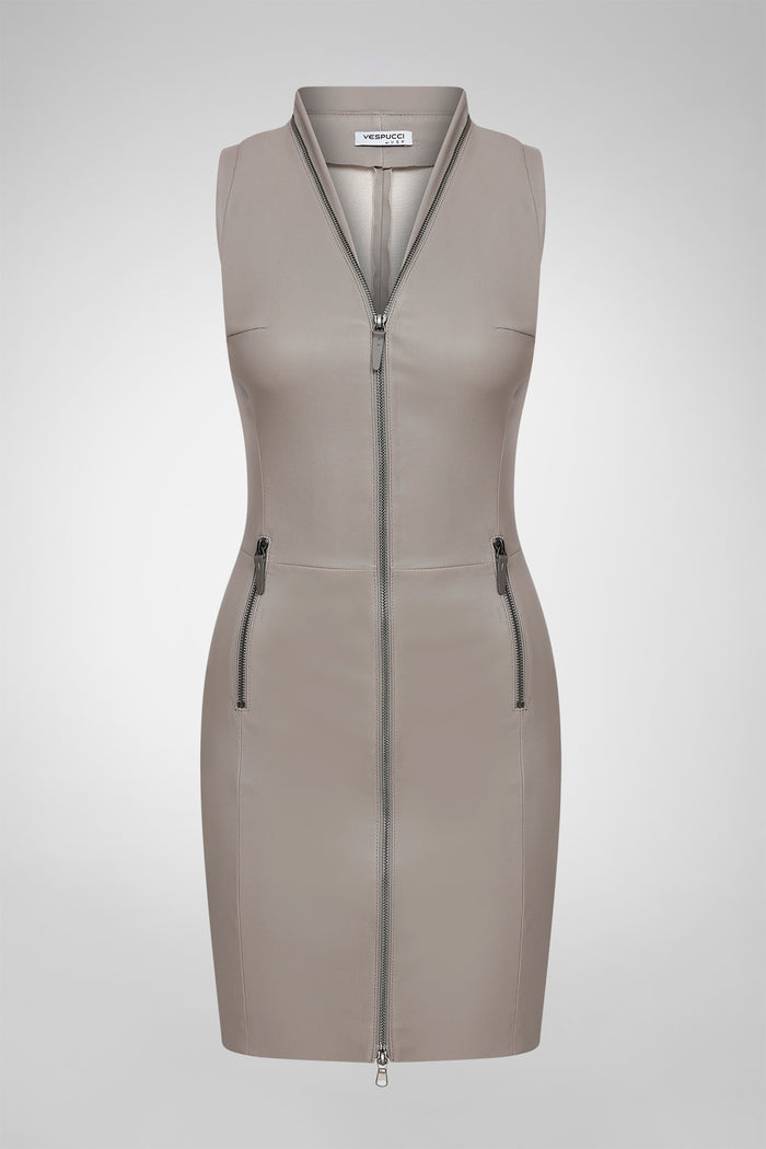 Vespucci By Vsp Eloise - Robe En Cuir NIOBE