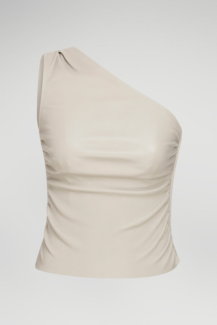 Vespucci By Vsp Haut En Cuir Creme