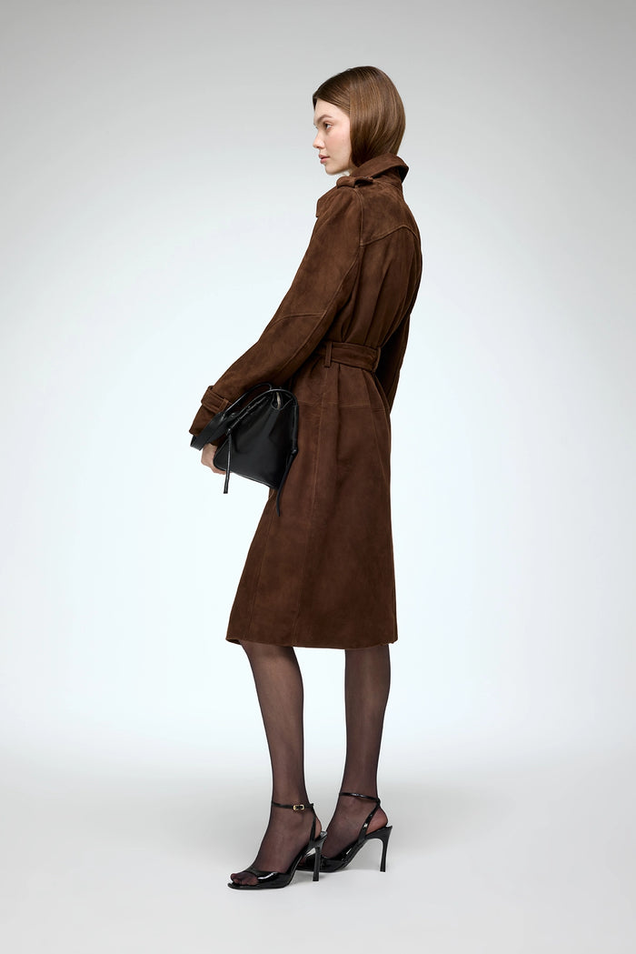 Vespucci By Vsp Helena - Manteau En Cuir Tobacco
