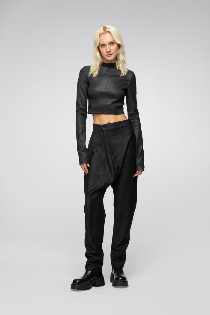 vespucci by vsp Ionna - Pantalon Noir en laine