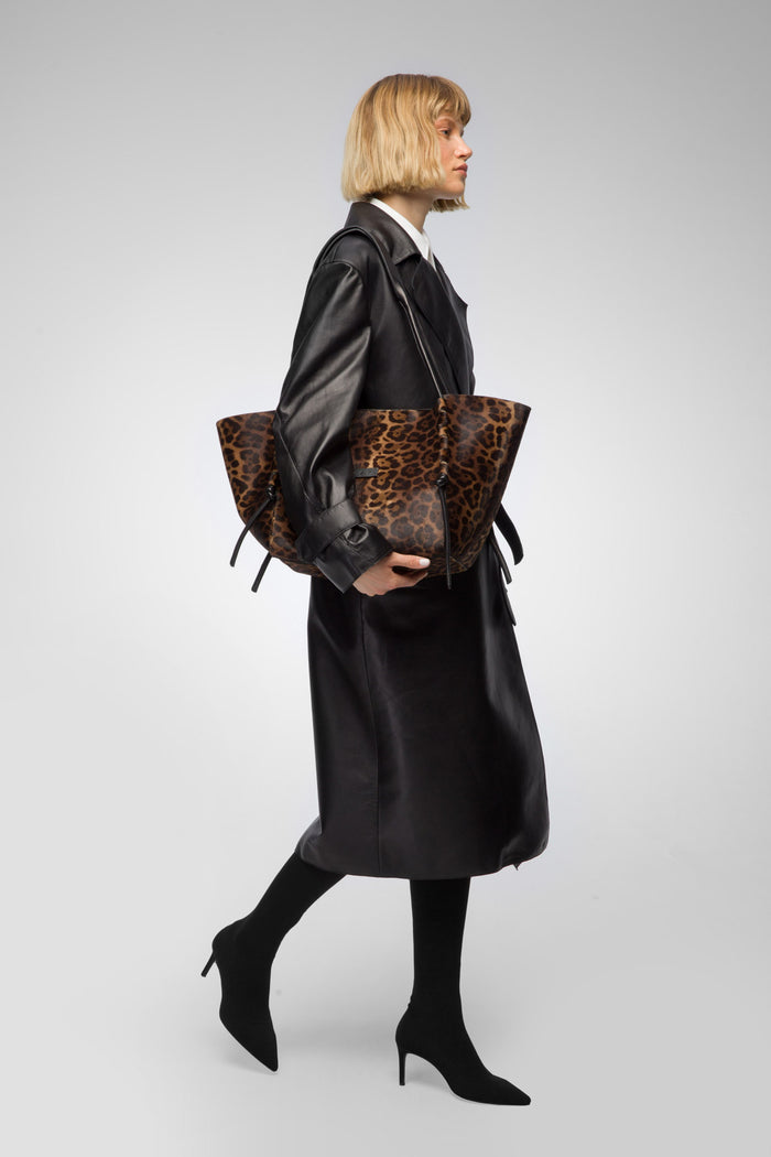 Vespucci By Vsp Isabelle - Manteau En Cuir Noir