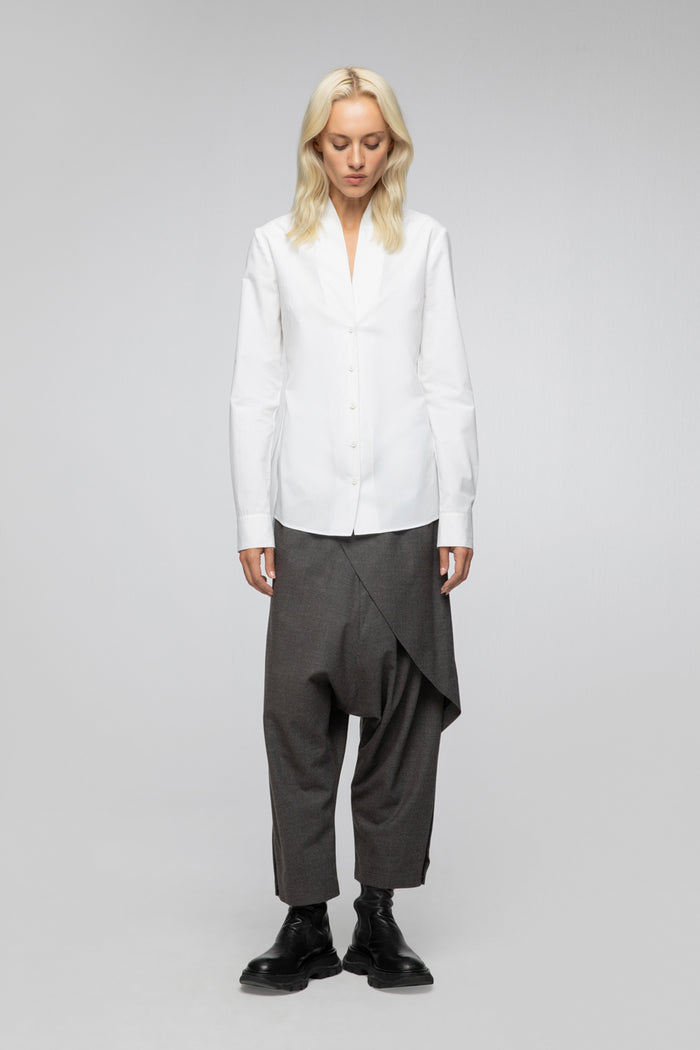 Vespucci By Vsp Iva - Chemisier En Coton Blanc