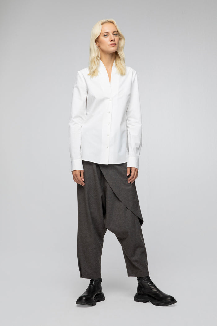 vespucci by vsp Iva - Chemisier en coton Blanc