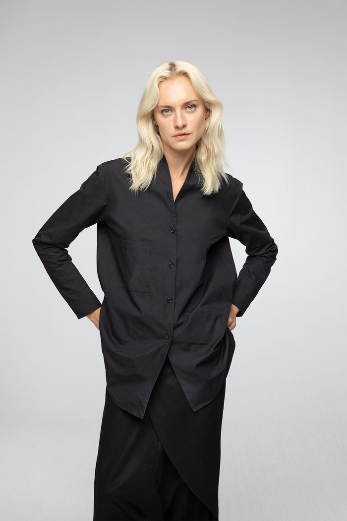 Vespucci By Vsp Joyce - Chemisier En Coton Noir