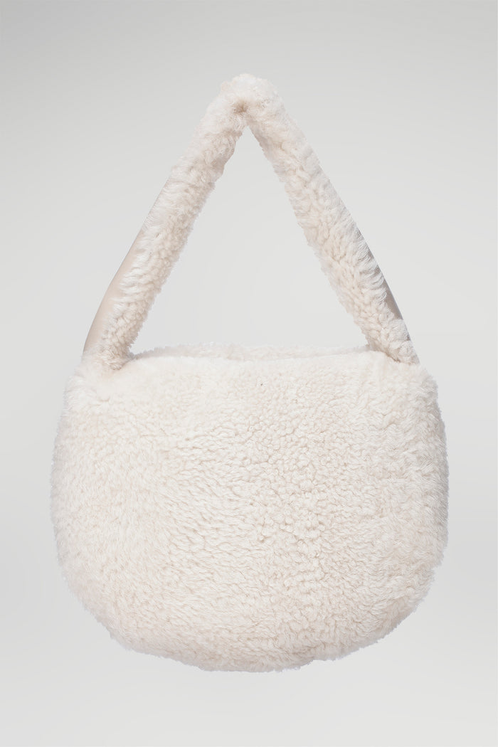 Vespucci By Vsp Kateline - Sac En Peau Lainée Ecru