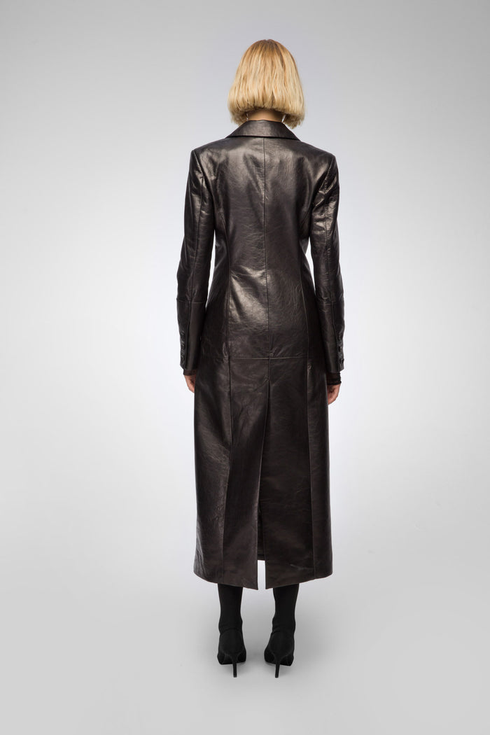 Vespucci By Vsp Laurence - Manteau En Cuir