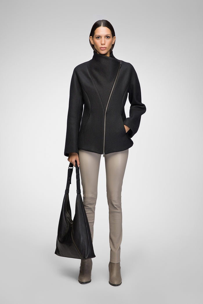 Vespucci By Vsp Leticia - Veste En Laine Noir