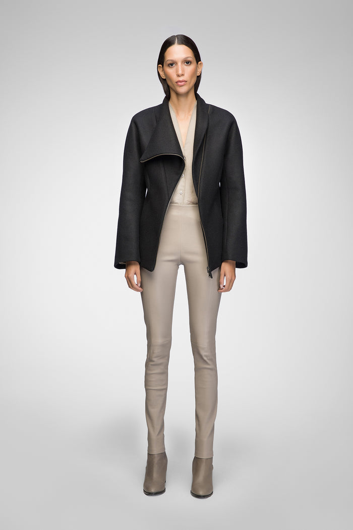 Vespucci By Vsp Leticia - Veste En Laine Noir