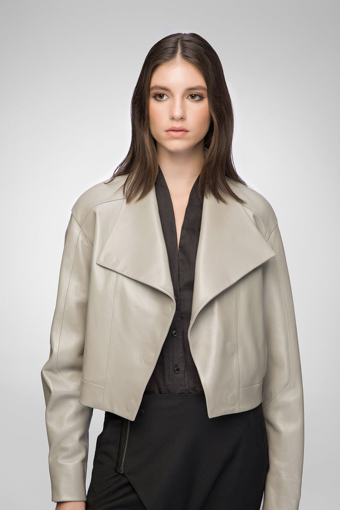 Vespucci By Vsp Lise - Veste En Cuir Niobe