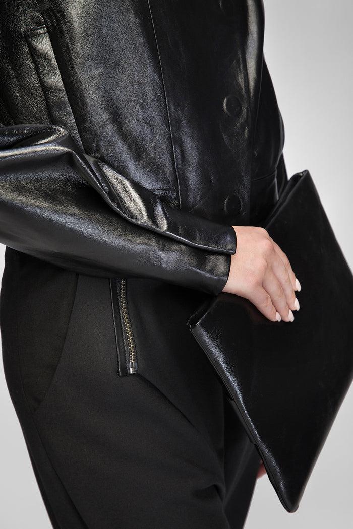 Vespucci By Vsp Lise - Veste En Cuir Noir