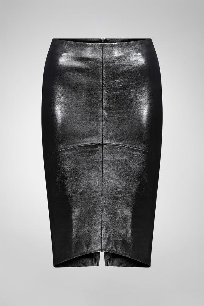 Vespucci By Vsp Mira - Jupe En Cuir Noir