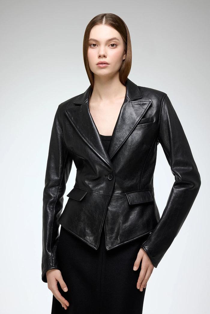Vespucci By Vsp Opal - Veste En Cuir Noir