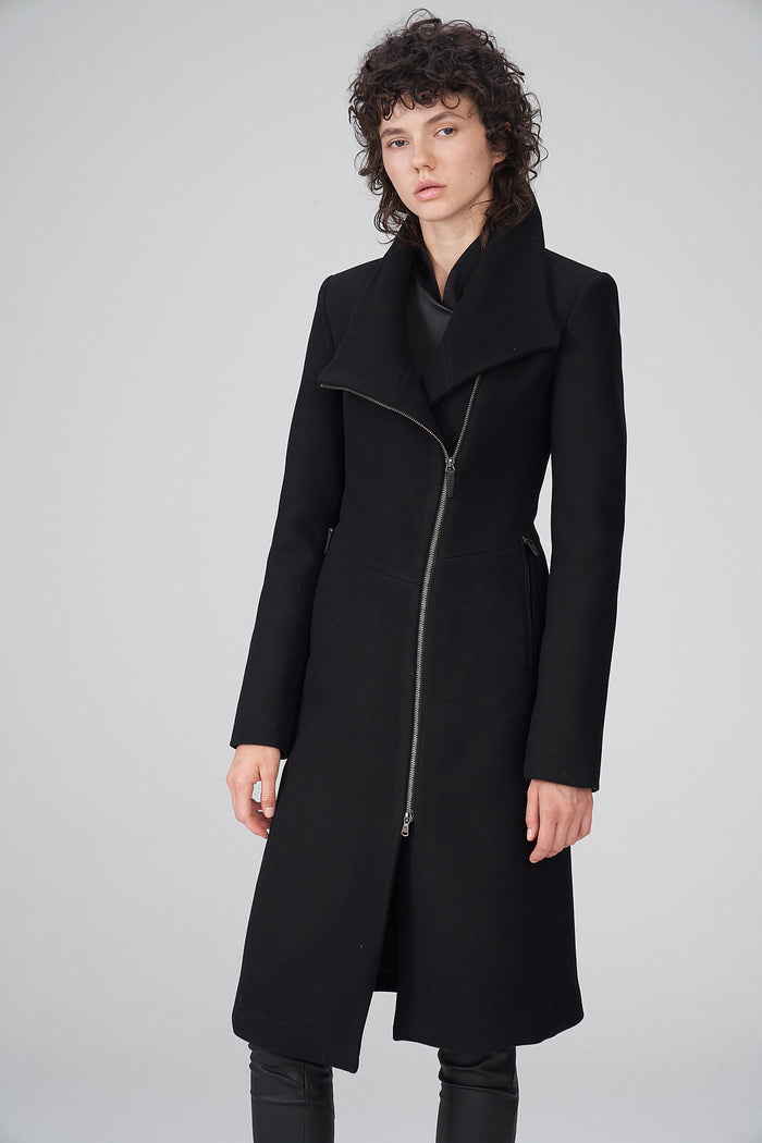 Vespucci By Vsp Pamelia - Manteau En Laine Noir