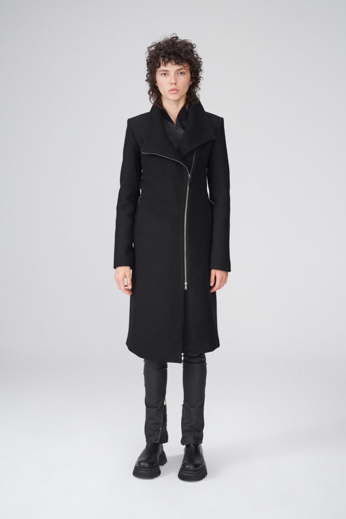 Vespucci By Vsp Pamelia - Manteau En Laine Noir