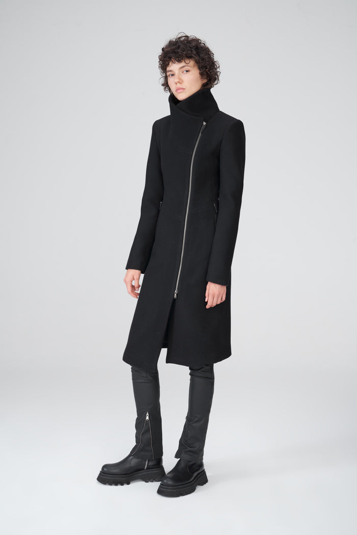 vespucci by vsp Pamelia - Manteau en laine Noir