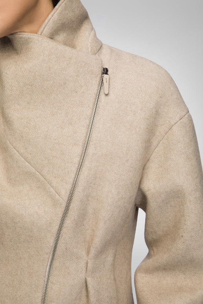 Vespucci By Vsp Sofia - Veste En Laine Latte