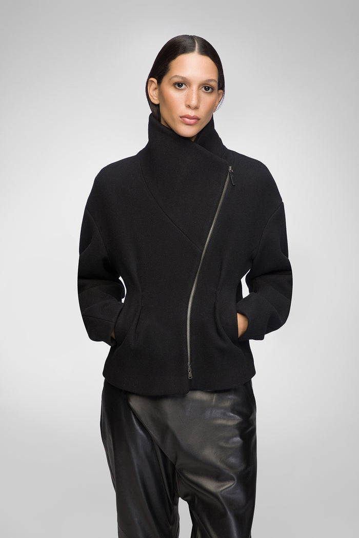 Vespucci By Vsp Sofia - Veste En Laine Noir