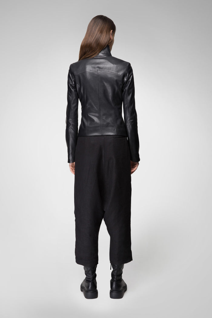 Vespucci By Vsp Veste En Cuir Noir