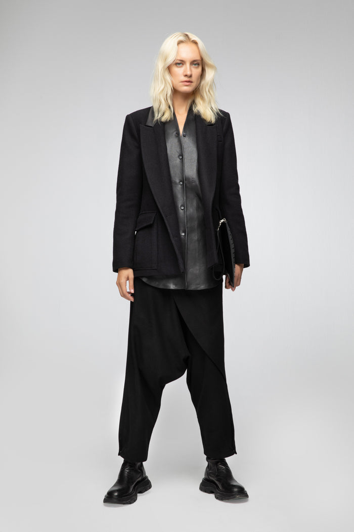Vespucci By Vsp Veste En Laine Noire