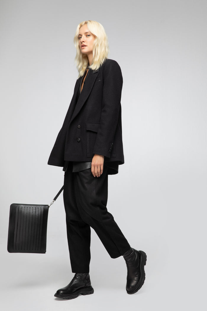 Vespucci By Vsp Veste En Laine Noire