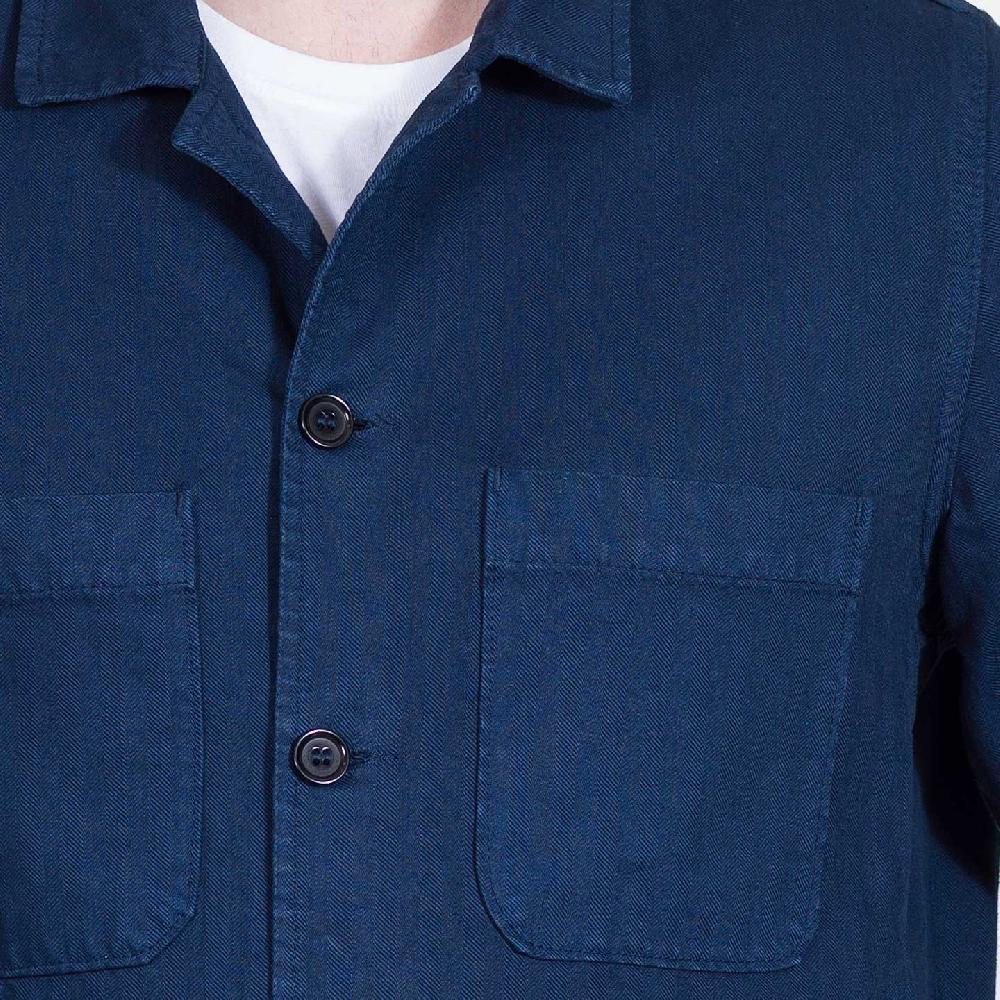 Vétra Bomber Jacket In 100% Cotton Herringbone Canvas 2R/27