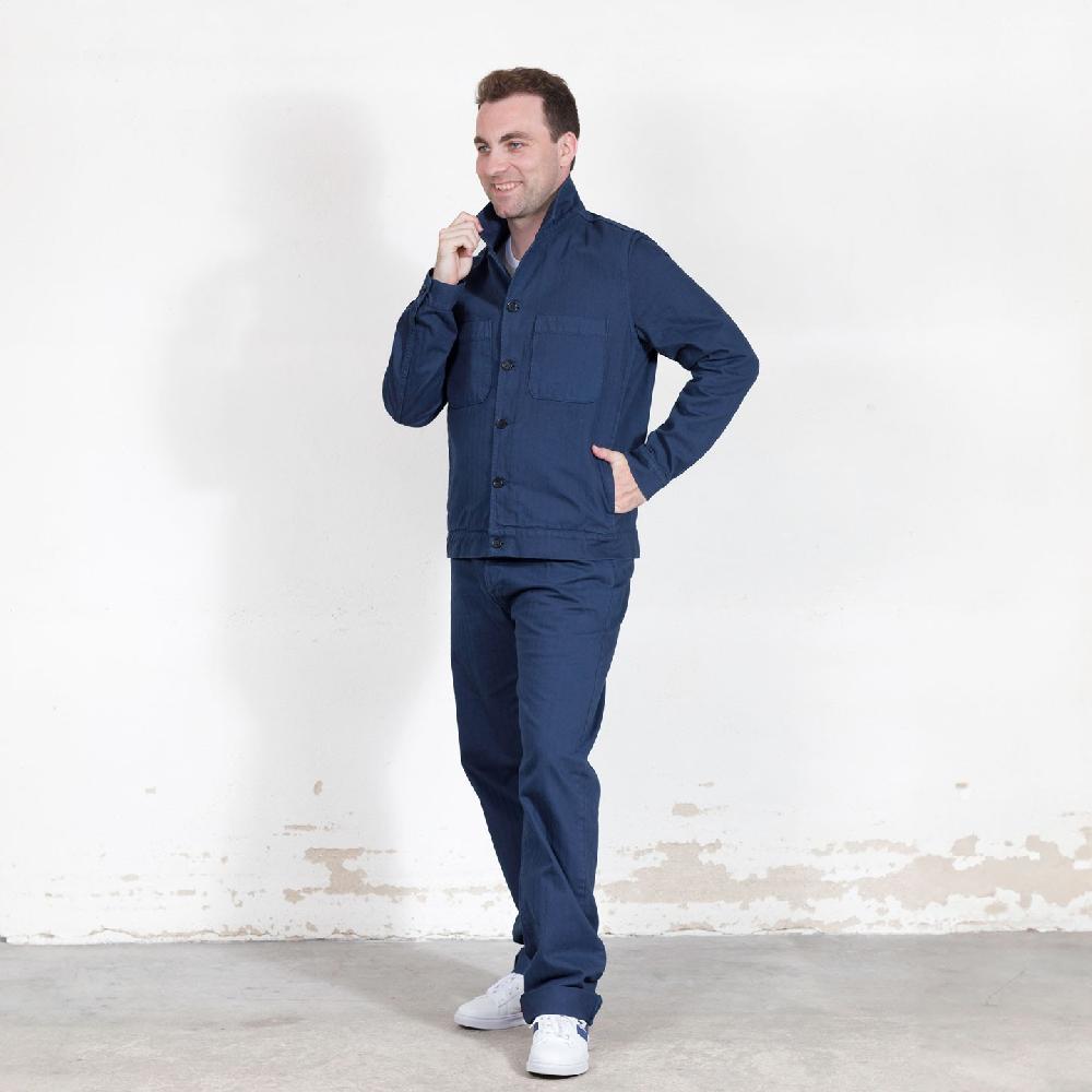 vétra Bomber jacket in 100% Cotton Herringbone canvas 2R/27