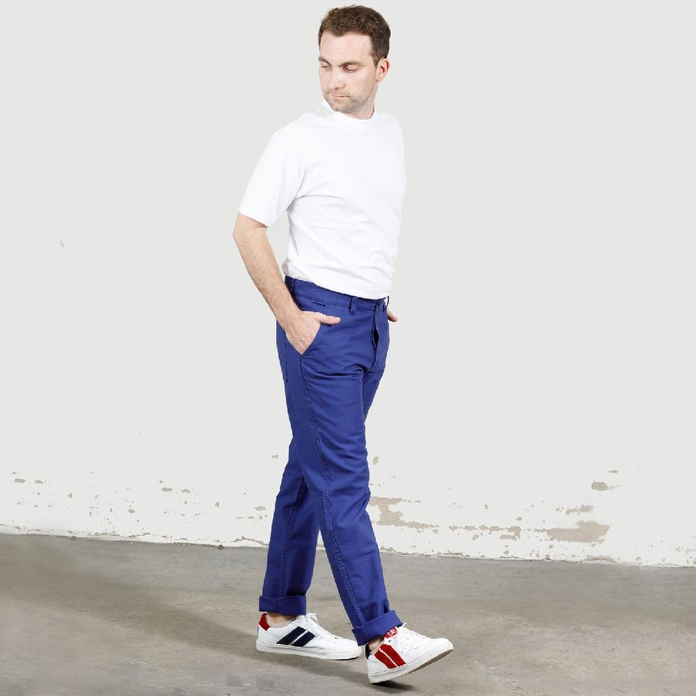 vétra Pantalon workwear en croisé en coton bio 1G/256