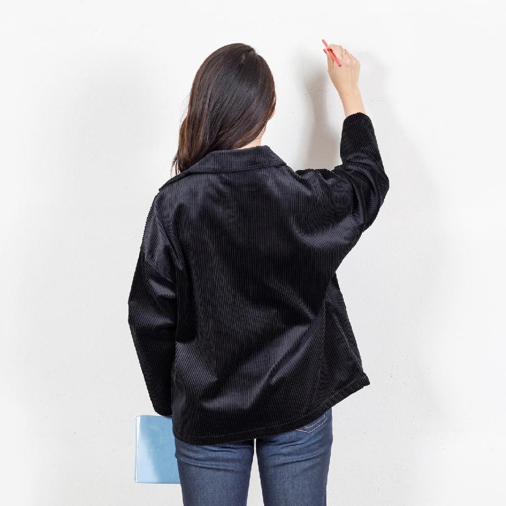 Vétra Veste Femme Drop-shoulders En Velours Côtelé 9L/2006F