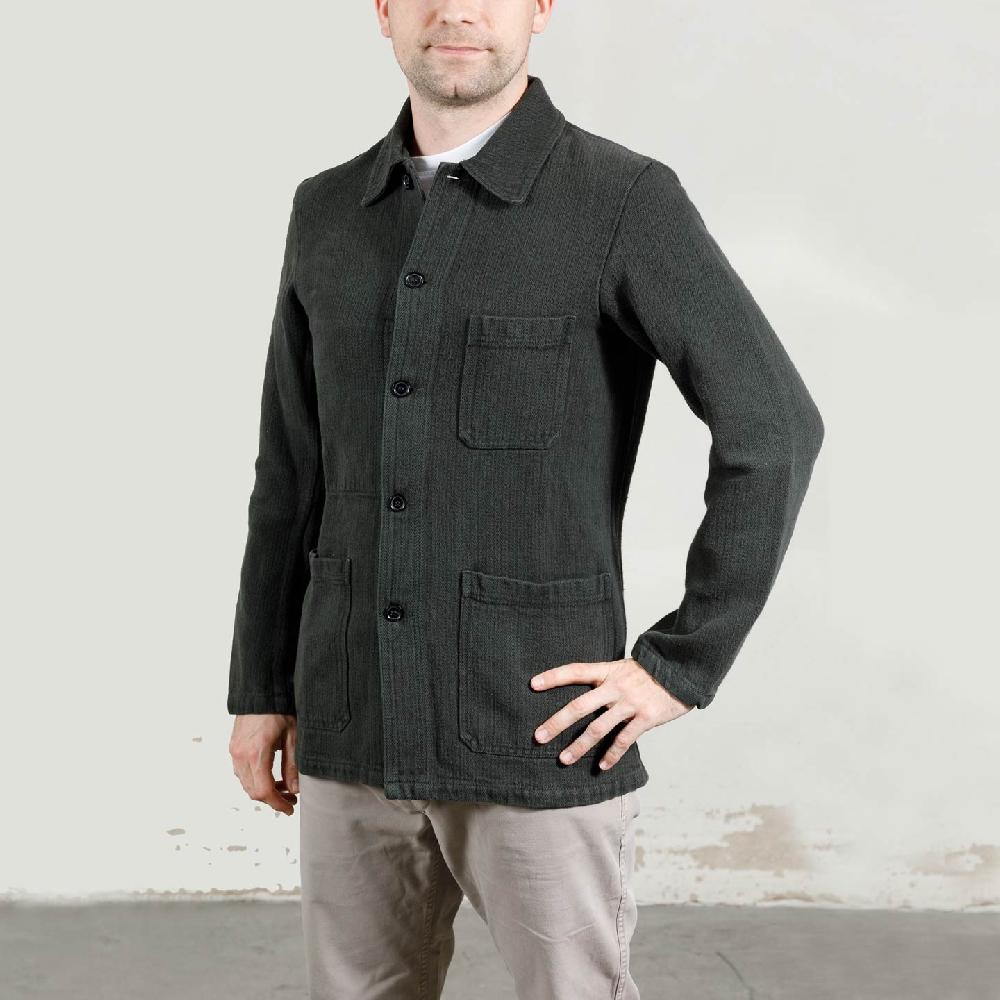 Vétra Workwear Jacket In Herringbone Fabric 1A/4