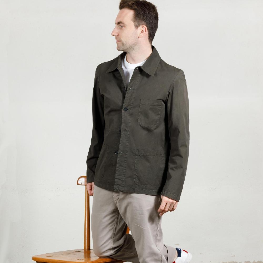 Vétra Workwear Jacket In Light Canvas 4N/5