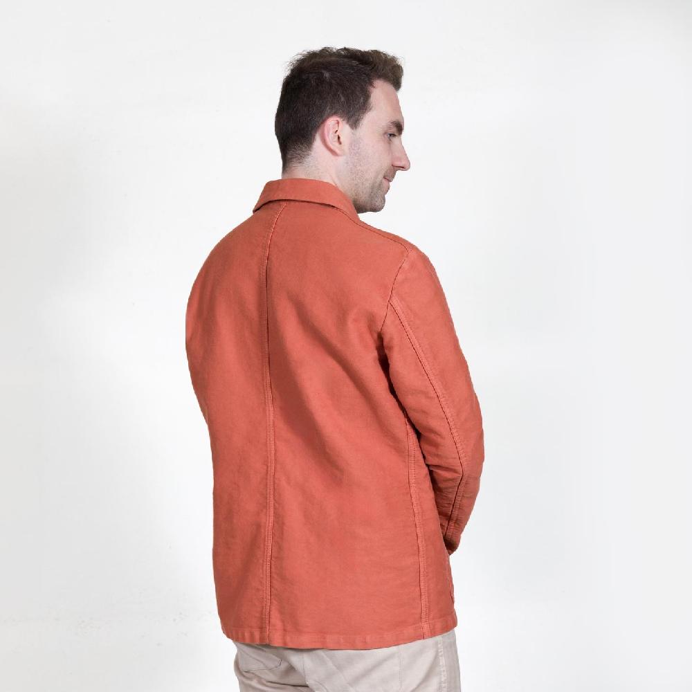 Vétra Workwear Chore Jacket In Sateen Moleskin 3M/5