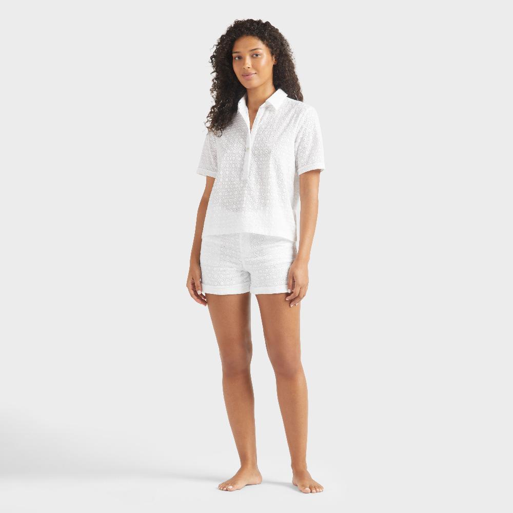 vilebrequin Bermuda en coton femme Broderie Anglaise vilebrequin Bermuda en coton femme Broderie Anglaise