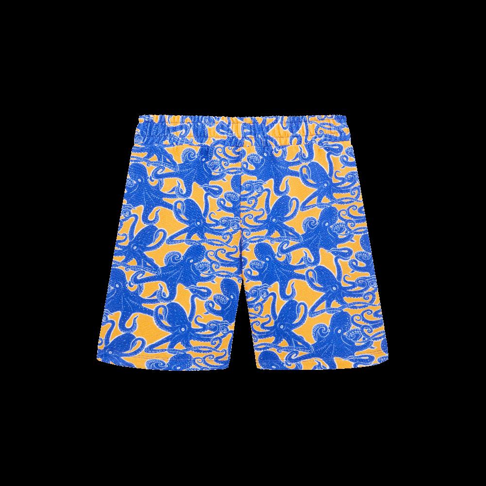 Vilebrequin Bermuda En Coton Garçon Imprimé Octopus