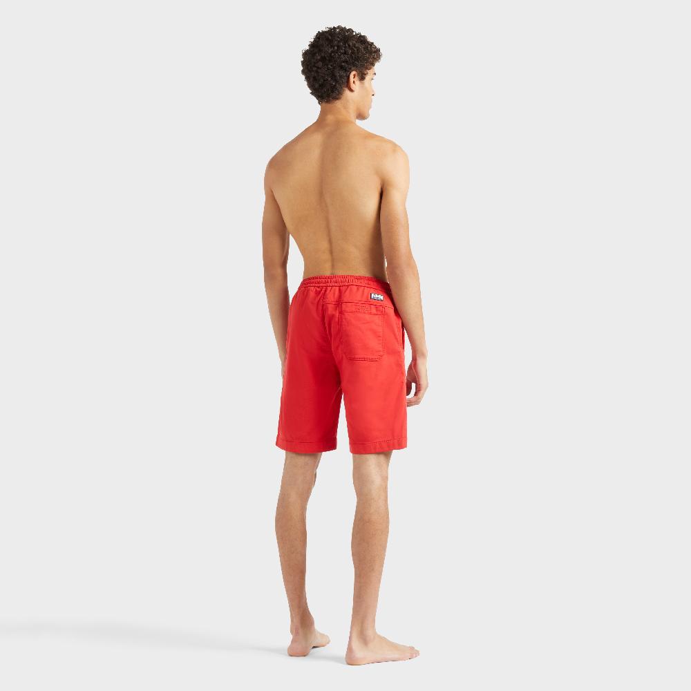 Vilebrequin Bermuda En Jersey De Coton Stretch Homme Tortue